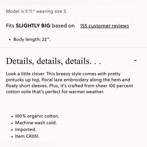 NWT J CREW Lace-trim pintuck top in cotton voile in Glacier blue - Picture 7 of 8